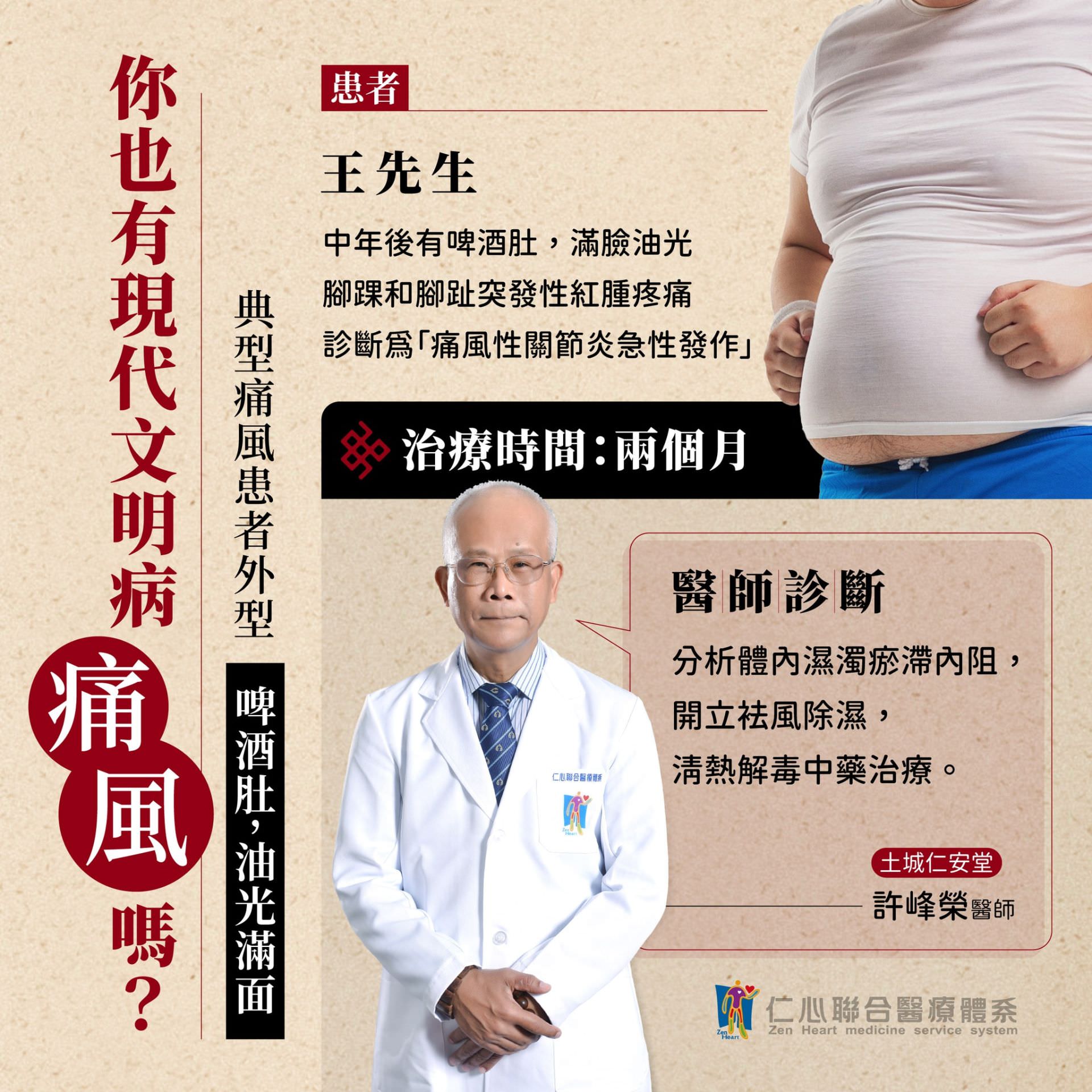 你也有現代文明病痛風嗎?